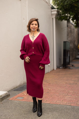 Aumihi Knit Cardigan | Kōkōwai