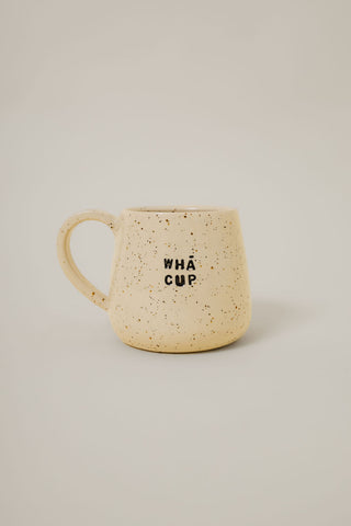 Whā cup speckled mug