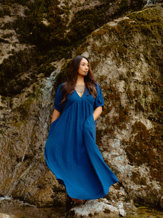 Rehutai Dress | Navy