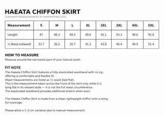 Limited Edition | Chiffon Haeata Skirt