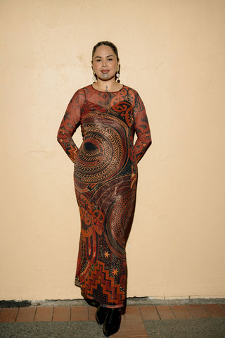 Pre-order Haeata Mesh Dress | Mahuika