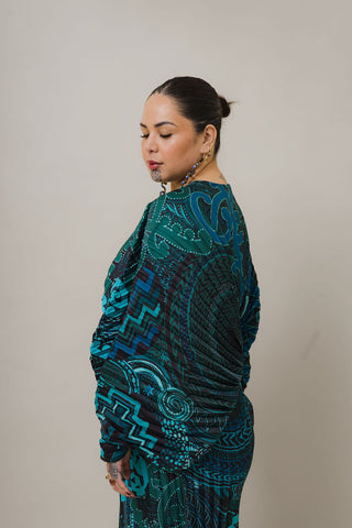 Pre-order Haeata Maxi Pleated Dress | Kōhura