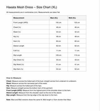 Pre-order Haeata Mesh Dress | Mahuika