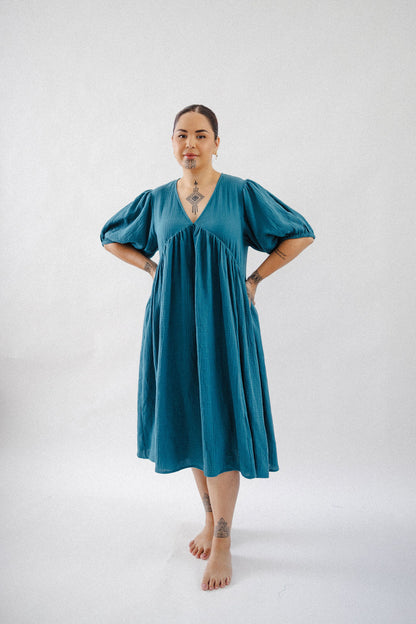 Rehutai Dress | Teal