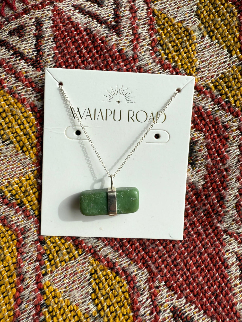 Pounamu Necklace - Silver