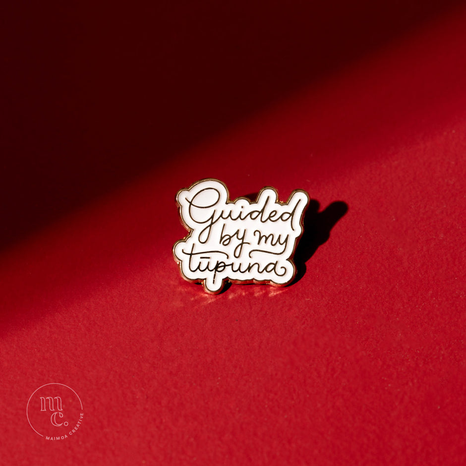 ‘Guided By My Tūpuna’ Enamel Pin