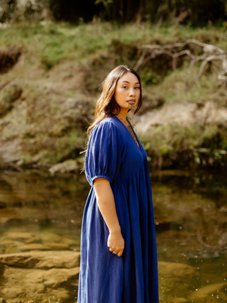 Rehutai Dress | Navy