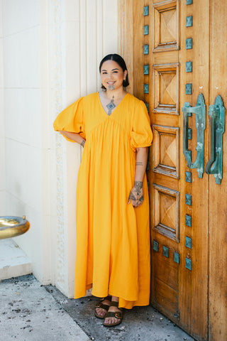Rehutai Dress | Orange