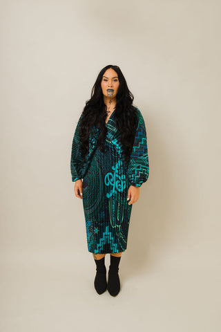 Pre-order Haeata Midi Pleated Dress | Kōhura