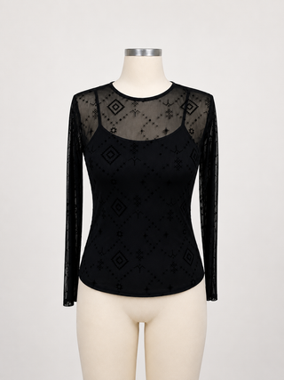 Pre-order Aute Mesh Top