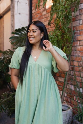 Rehutai Dress | Sage