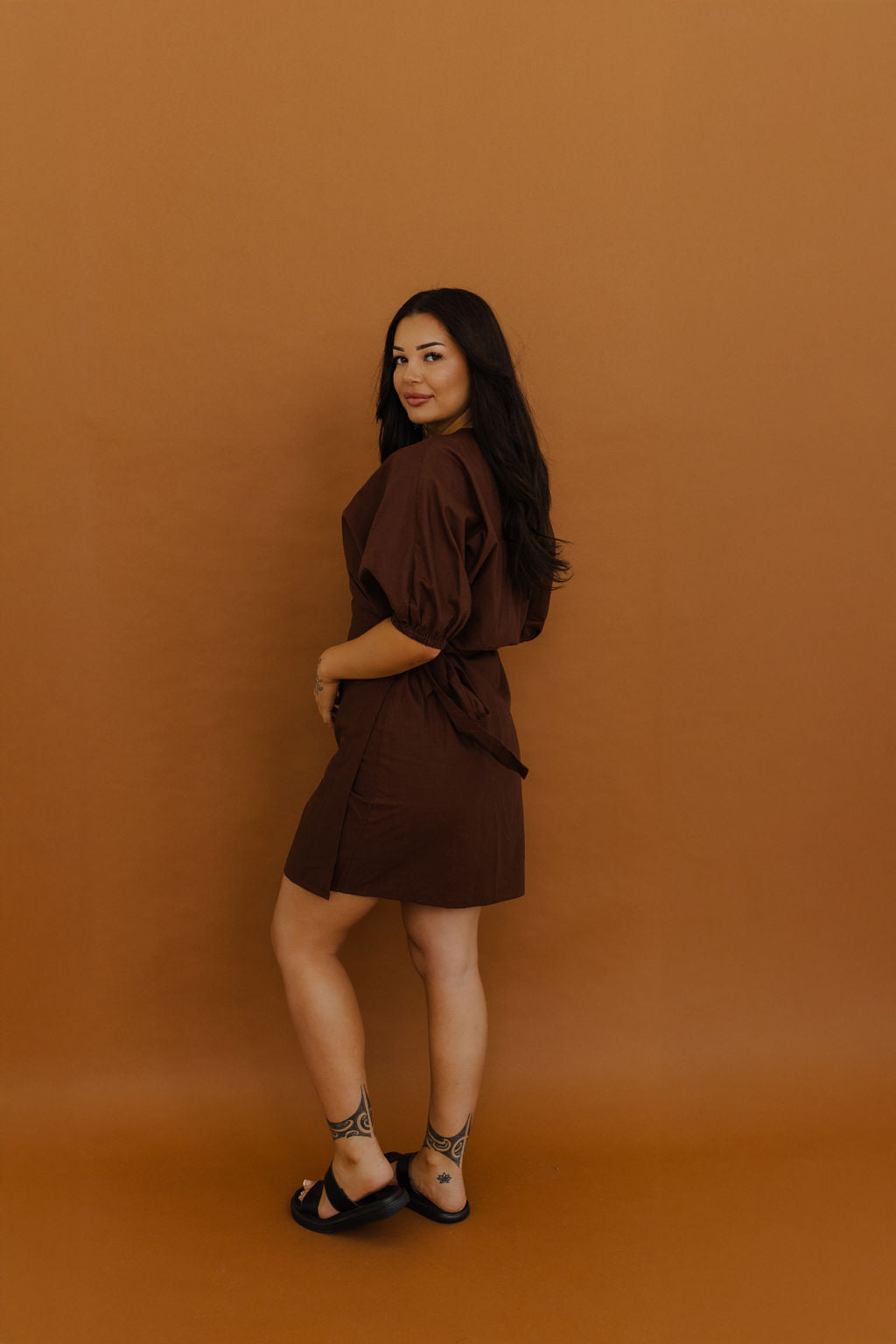 Pūwera Wrap Dress - Midi Length (Pre-order early Dec Delivery)