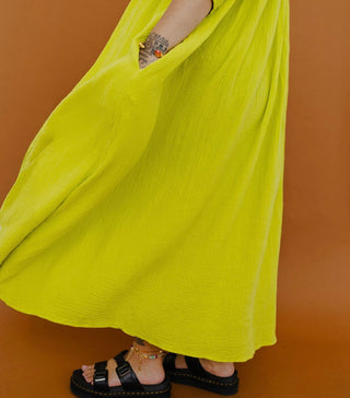 Rehutai Dress | Lime
