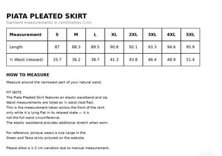Pīata Pleated Skirt - Rēpara