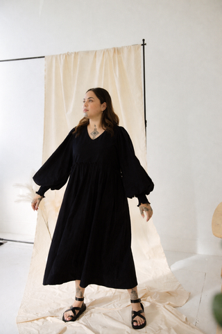 Pre-order| Kōrewa Dress - Black