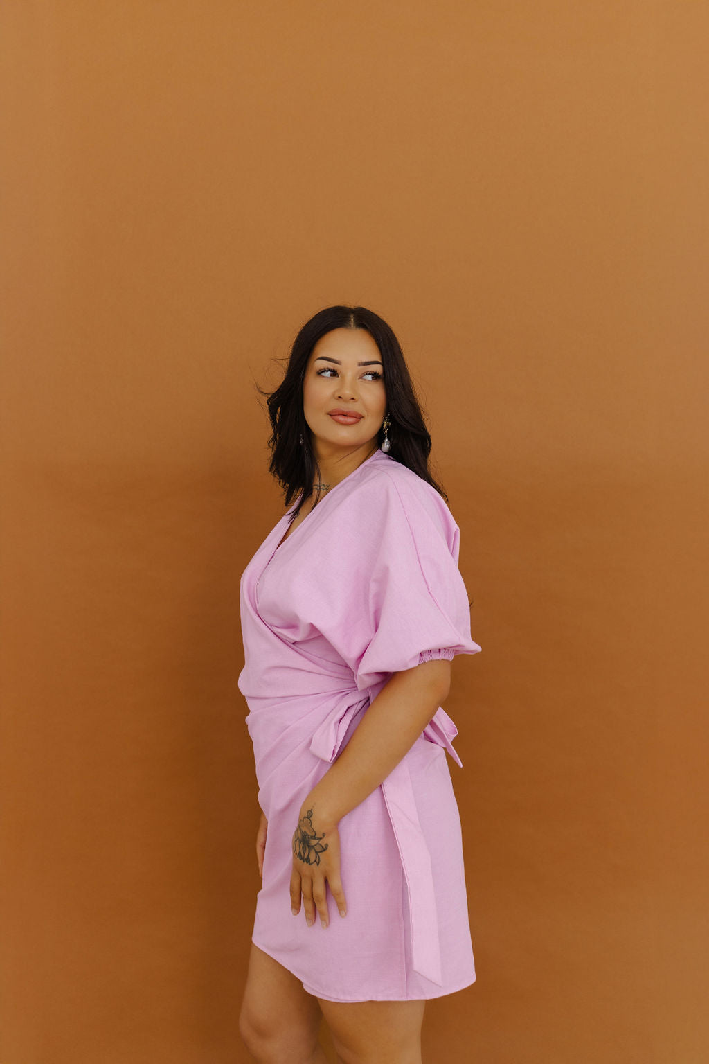 Pūwera Wrap Dress - Midi Length (Pre-order early Dec Delivery)