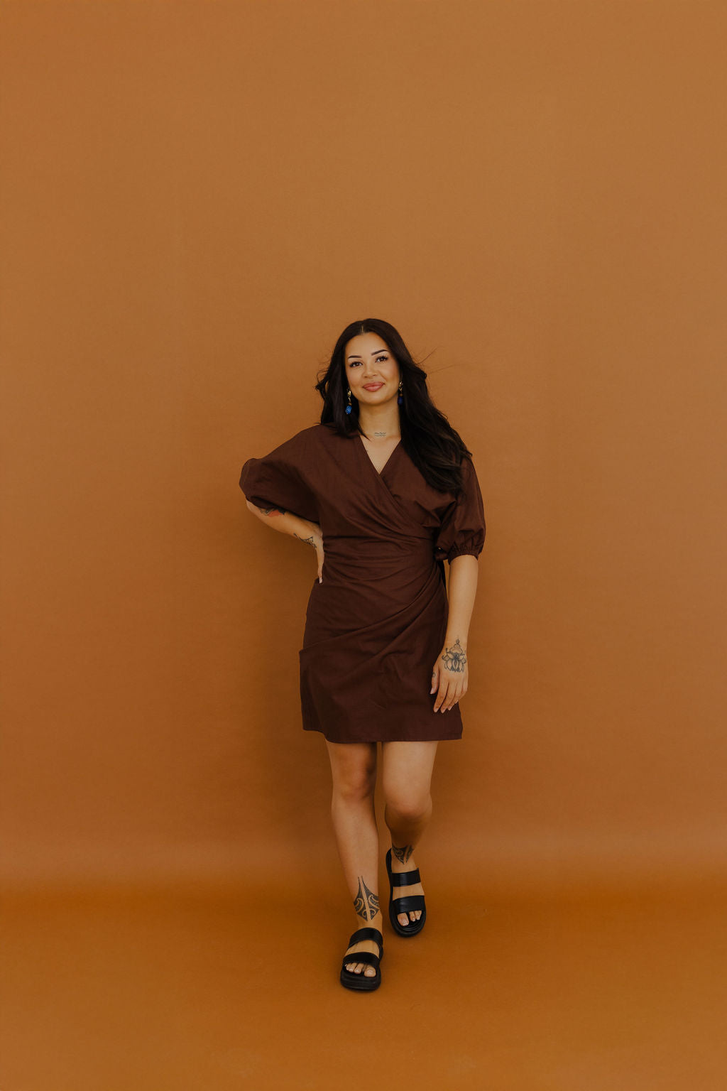 Pūwera Wrap Dress - Short Length  (Pre-order early Dec Delivery)