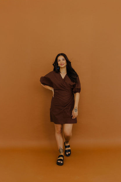 Pūwera Wrap Dress - Midi Length (Pre-order early Dec Delivery)