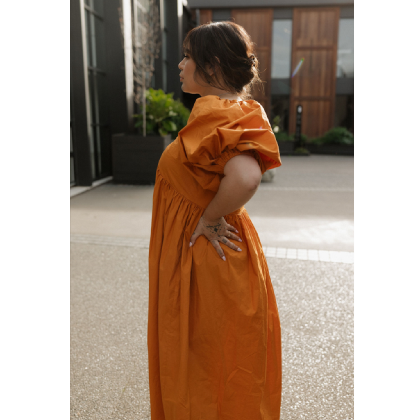 Kohae Dress - Tangerine (Final Sale)